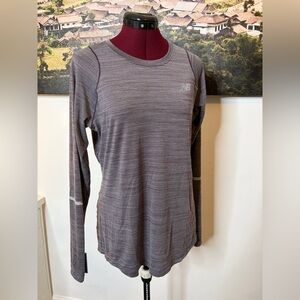 New Balance Running Purple Long Sleeve Shirt size medium